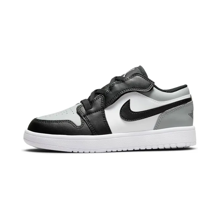 Jordan 1 Low Alt Black Grey (PS) “Light Smoke Grey / White / Black” (BQ6066-052)
