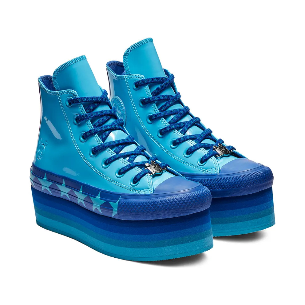 Converse Chuck Taylor All-Star Lift Hi Miley Cyrus Blue (W) Blue/Blue (563724C)