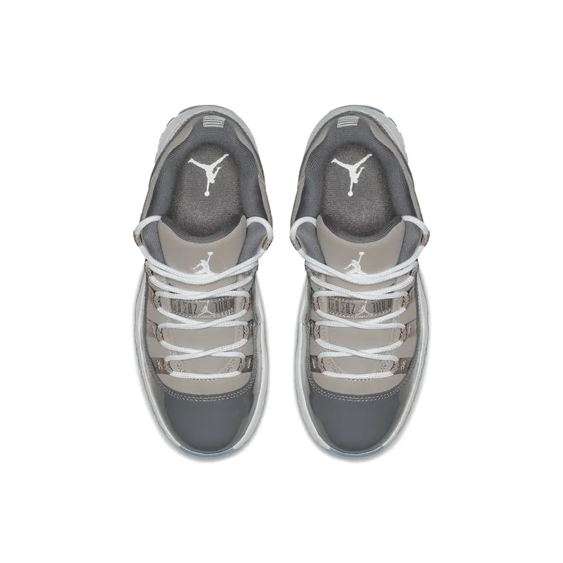 Jordan 11 Retro Low Cool Grey (PS) Medium Grey/White-Gunsmoke (505835-003)