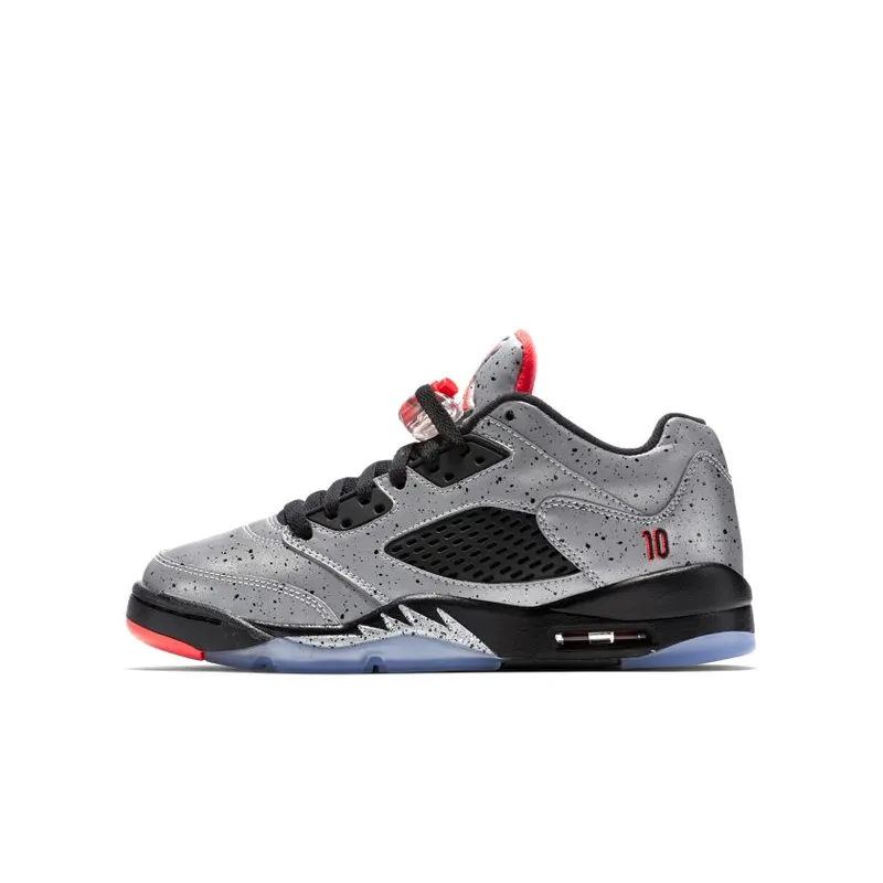 Jordan 5 Retro Low Neymar (GS) Reflective Silver/Infrared 23-Black (846316-025)