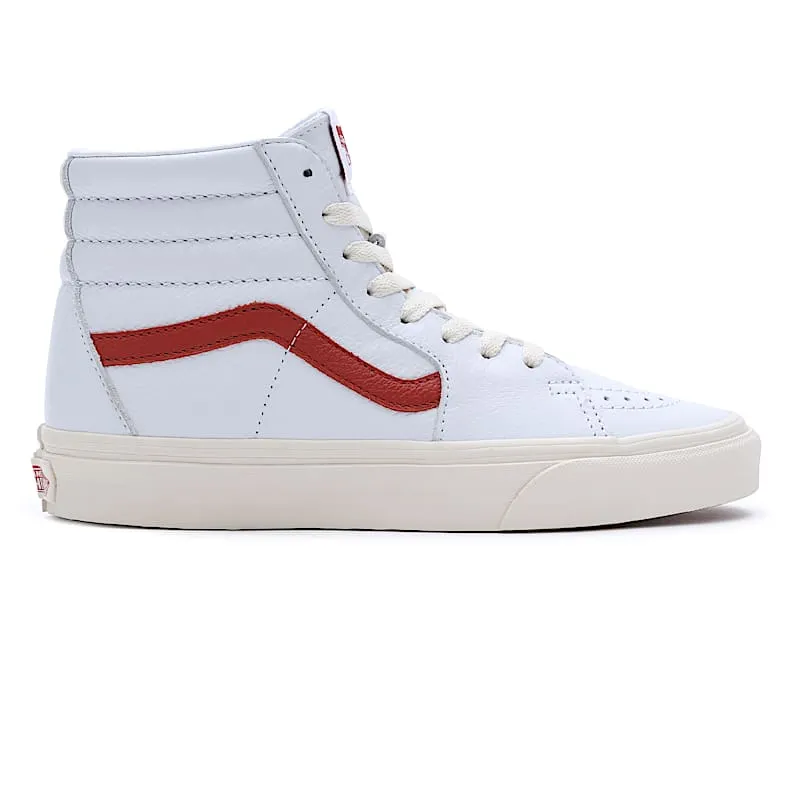 Vans Vintage Pop Sk8-hi Red – “White” (VN0007NSRED)