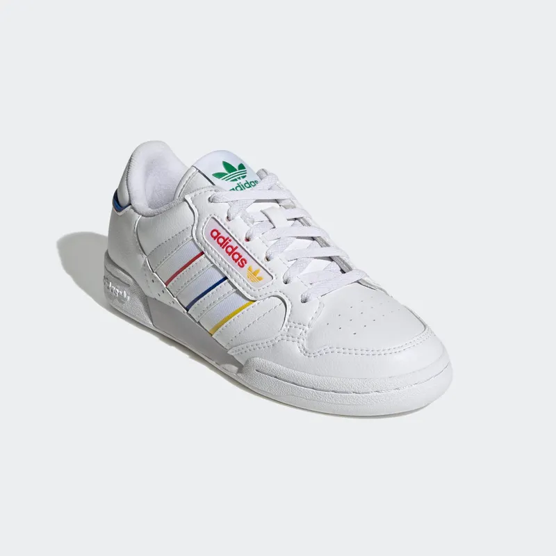 Adidas Continental 80 Stripes Cloud White / Yellow / Blue (GX9739)