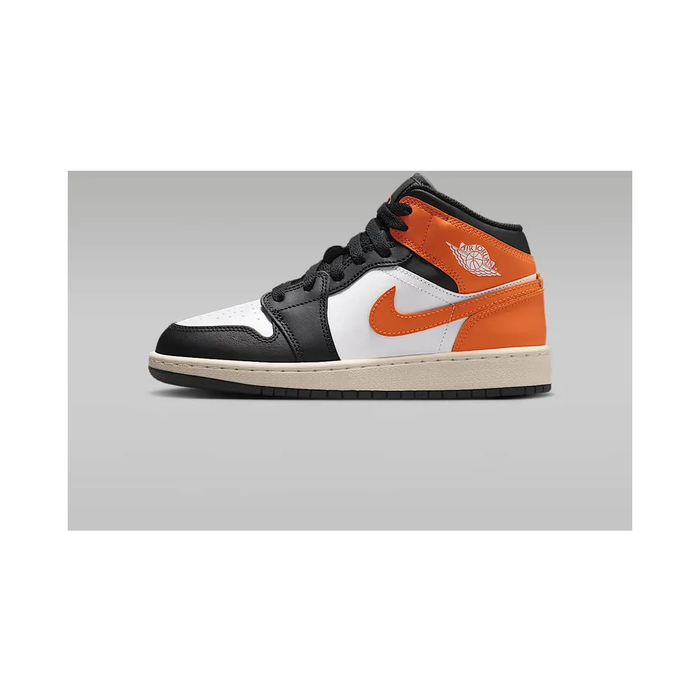 Air Jordan 1 Mid GS “Starfish Black Toe” (DQ8423-801)