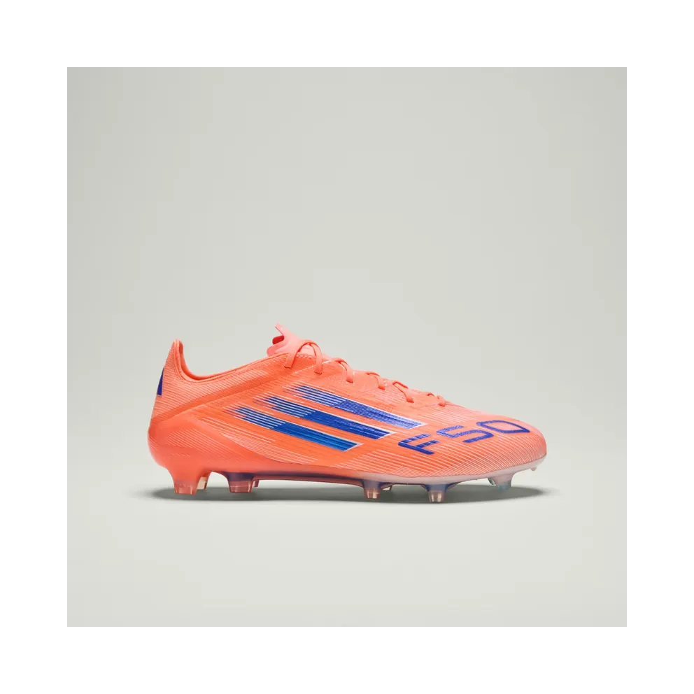 adidas F50 Elite Firm Ground Boots “Beam Orange / Lucid Blue / Cloud White” (JH7618)