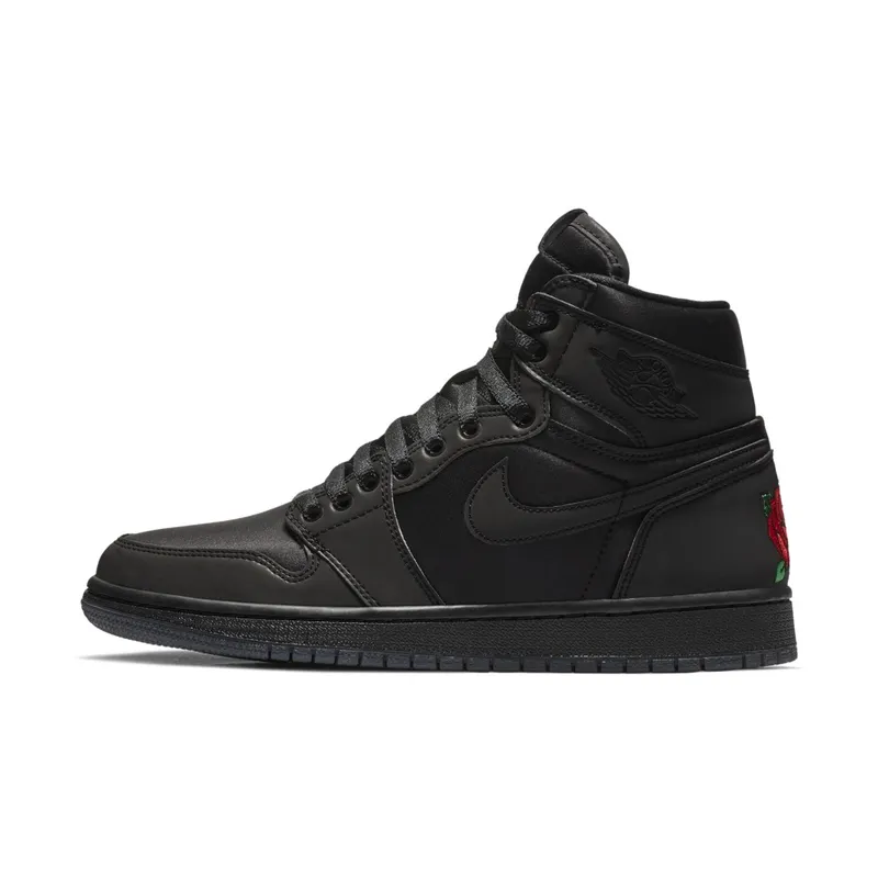 Jordan 1 Retro High Rox Brown (W) Black/Black-Metallic Gold (BV1576-001)