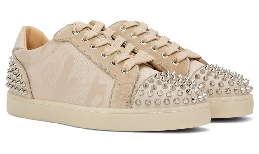 Christian Louboutin Beige Seavaste 2 C614 DESERT/SILVER (3220742) (4)