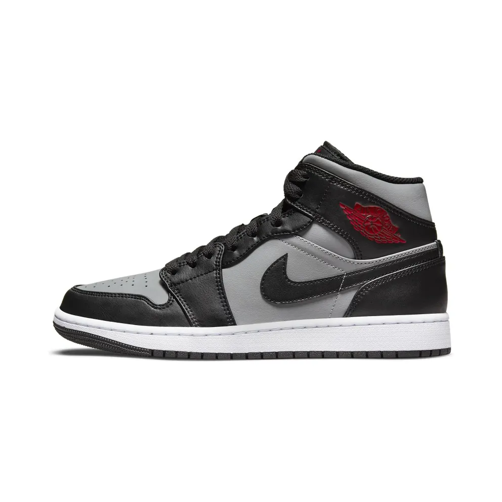 Jordan 1 Mid Shadow Red (GS) (554724-096)