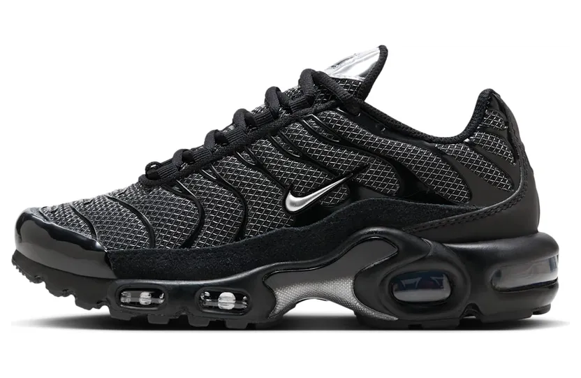 Nike Air Max Plus Black Suede Silver (W) (DQ0850-001)