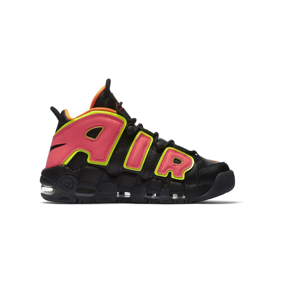 Nike Air More Uptempo Hot Punch (W) Black/Hot Punch-Volt (917593-002)