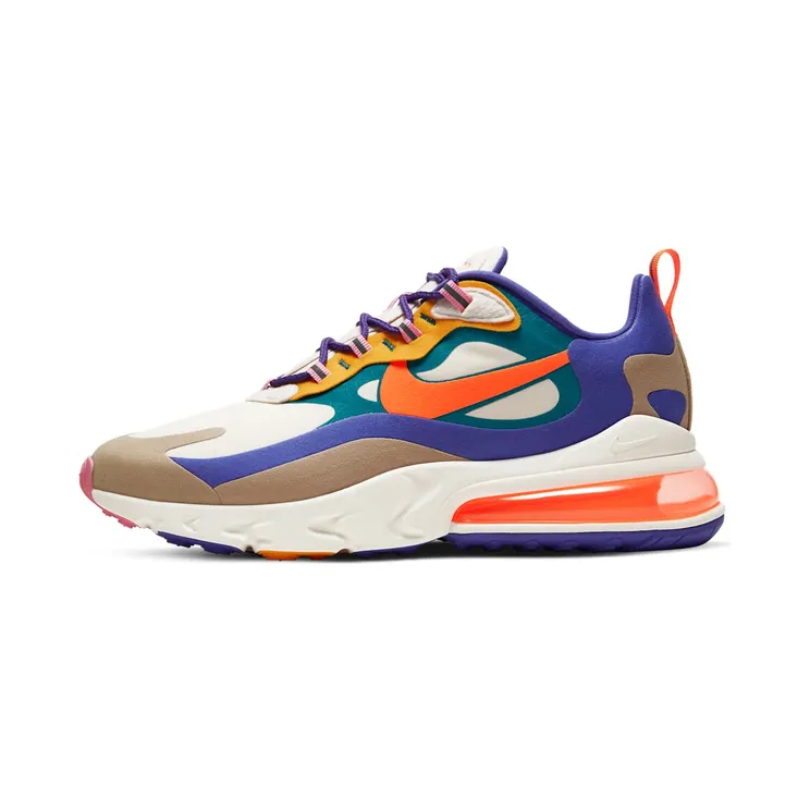 Nike Air Max 270 React Lt Orewood Brn “Light Orewood Brown / Sail / Khaki / Hyper Crimson” (CU3014-181)