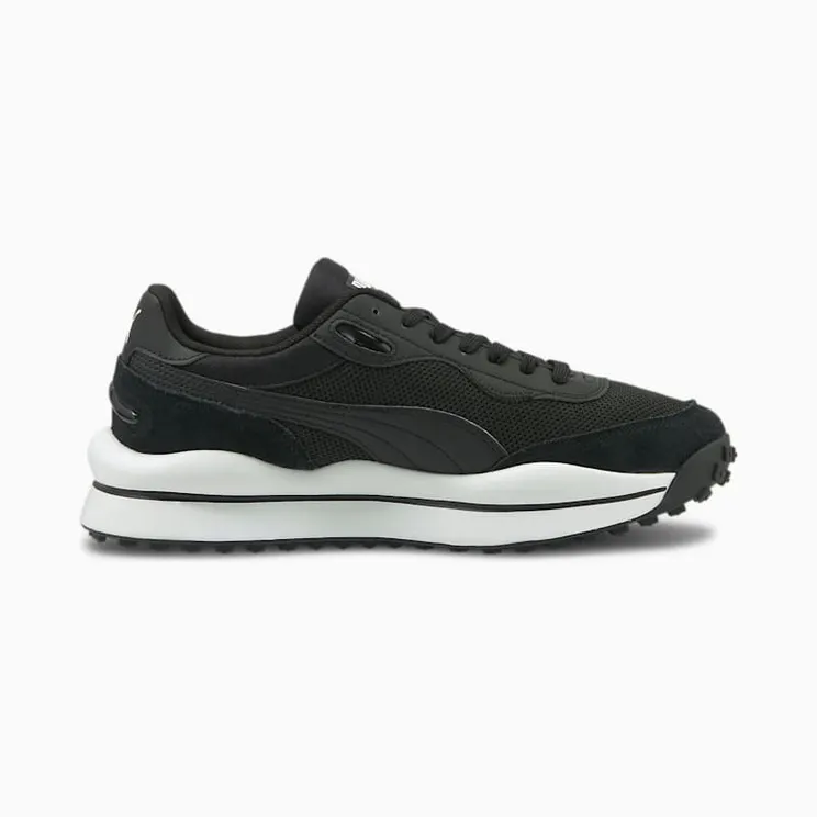 Puma Style Rider Clean Wit/Zwart (375926-01)