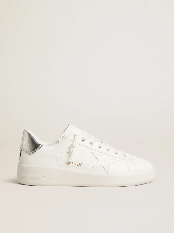 Golden Goose Women’S Bio-Based Purestar With White Star And Mirror-Effect Heel Tab (GWF00197.F005221.80185)