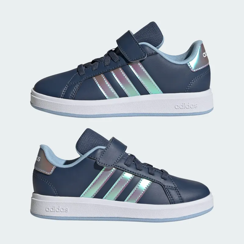 Adidas Grand Court 2.0 Kids Preloved Ink / Iridescent / Clear Sky (JR6118)
