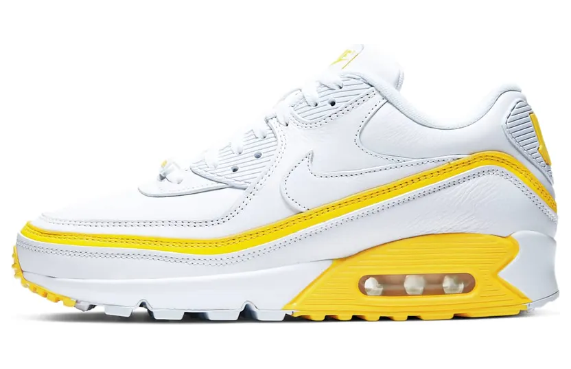 Nike x Undefeated Air Max 90 “White / Opti Yellow” (CJ7197-101)
