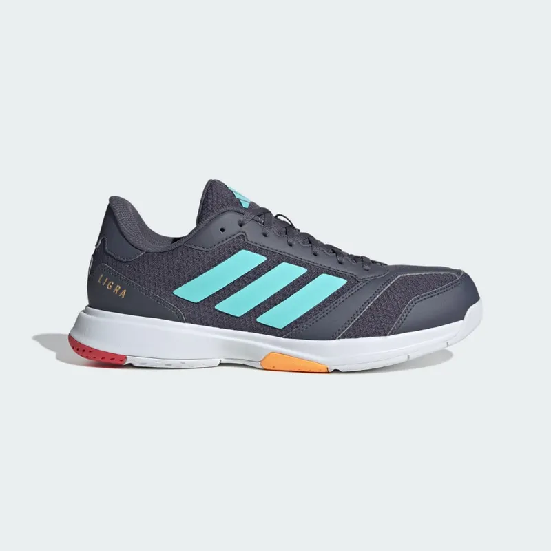 Adidas Ligra 8 Indoor Aurora Onix / Flash Aqua / Semi Lucid Red (JR7118)