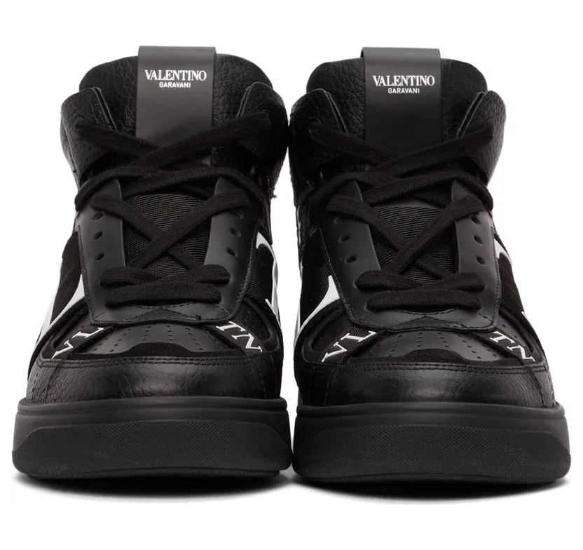 Valentino Garavani Black VL7N Mid-Top Sneakers (XY2S0E03WRQ) (2)
