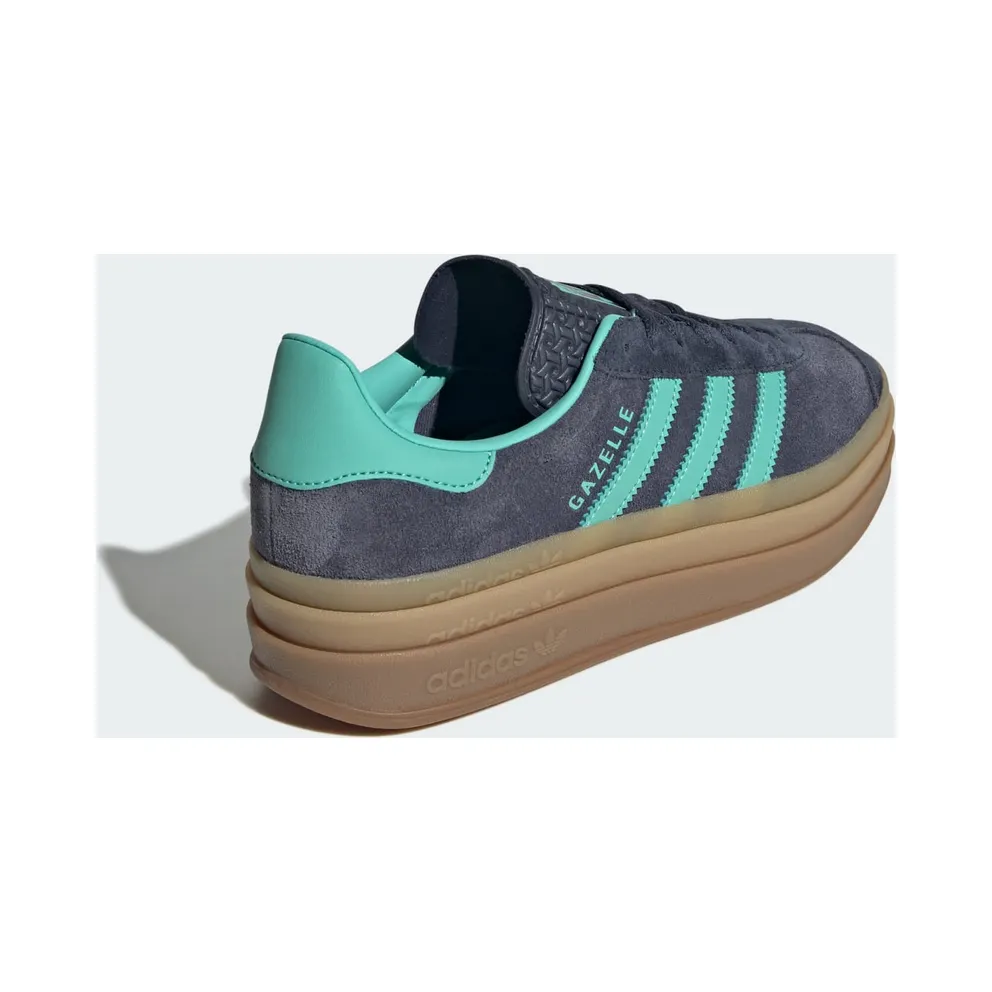 Adidas Gazelle Bold Shadow Navy / Acid Mint / Legend Ink (JQ6437)