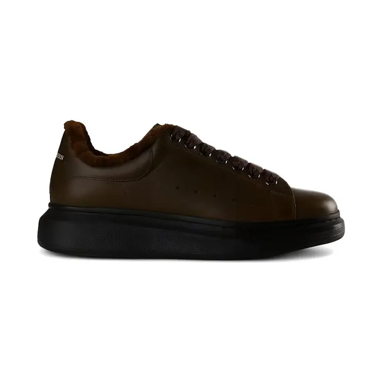 Alexander McQueen Oversized Brown Black Wool (604228 WHXE2 3738)
