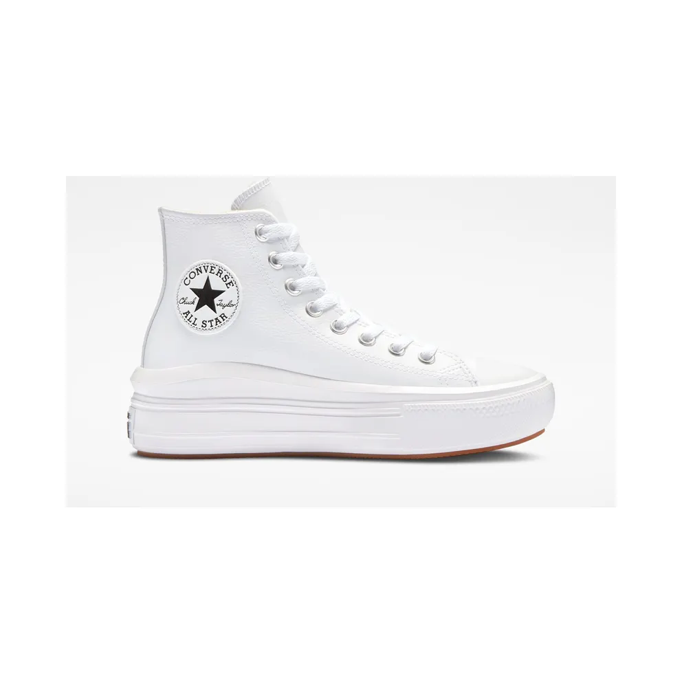 Converse Chuck Taylor All Star Move Platform Foundational Leather White/Black/White