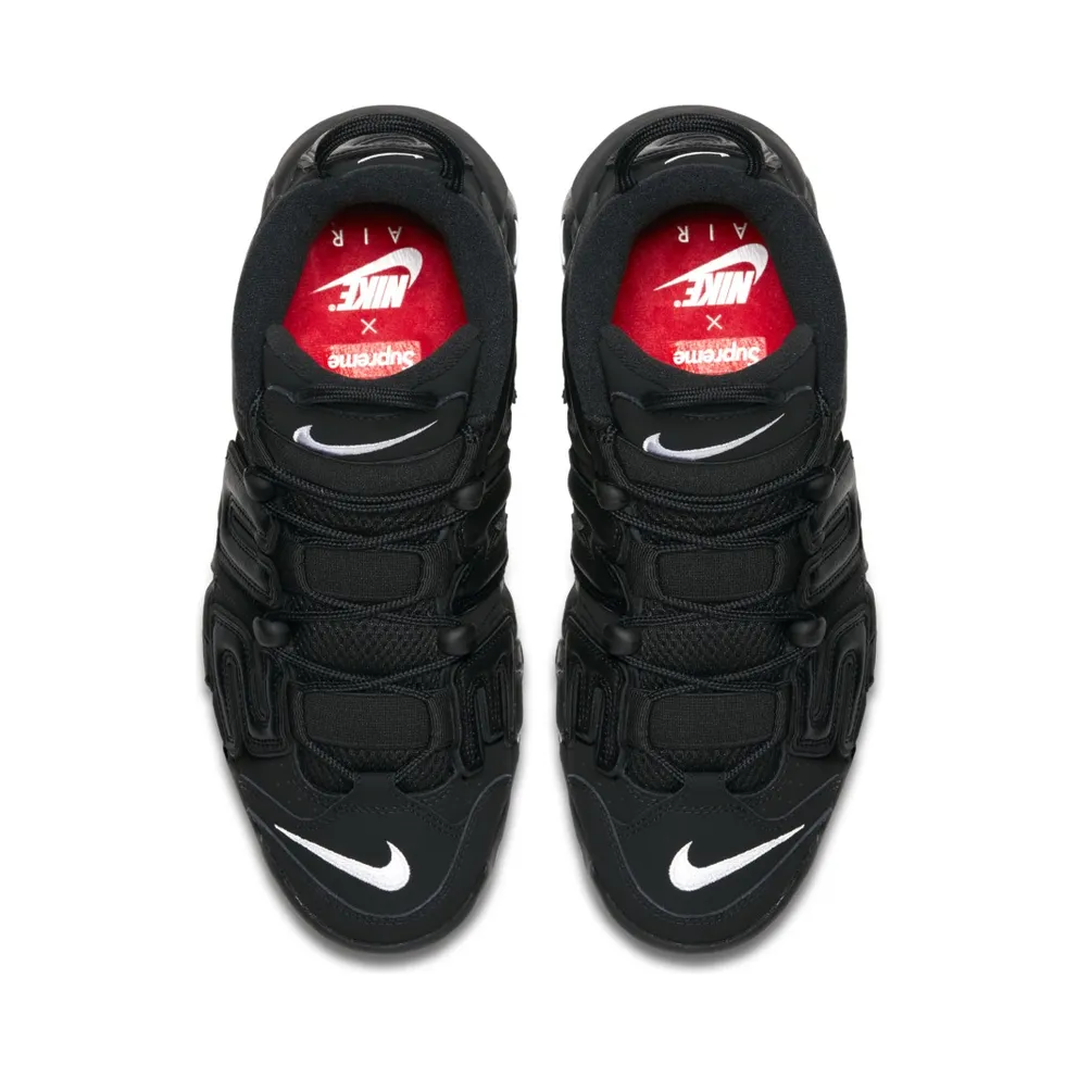 Nike Air More Uptempo Supreme “Suptempo” Black Black/Black-White (902290-001)