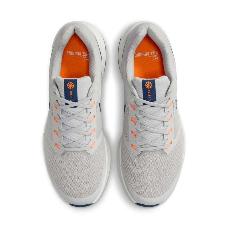 Nike Run Swift 3 Light Iron Ore Sail Total Orange Thunder Blue (DR2695-009)
