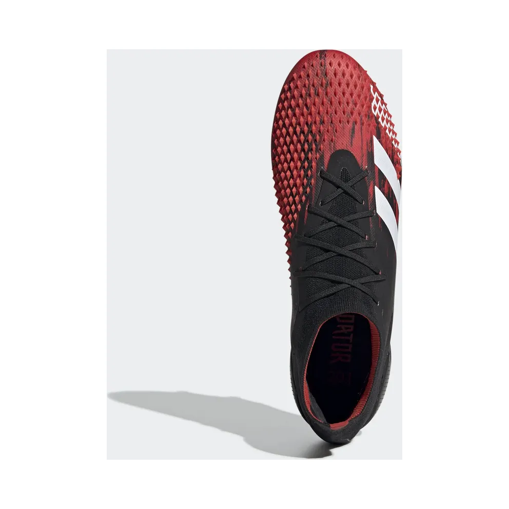 adidas Predator Mutator 20.1 FG Black White Red Core Black/Cloud White/Active Red (EF1629)