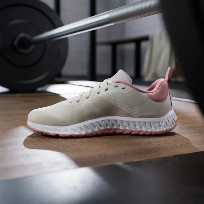 adidas Everyset Trainer Chalk White Iron Metallic Lucid Pink (ID8661)