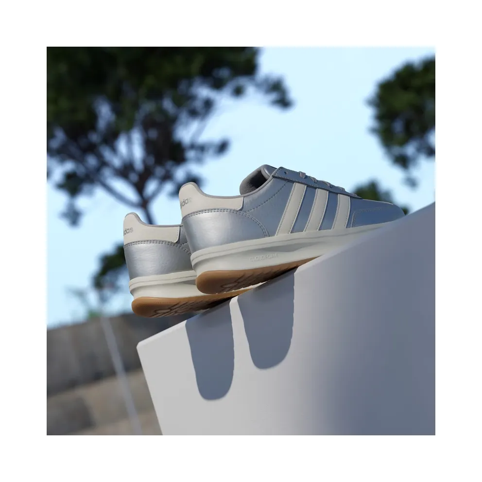 Adidas RUN 70S 2.0-Shoes Silver Metallic / Off White / Grey Two (JR2453)