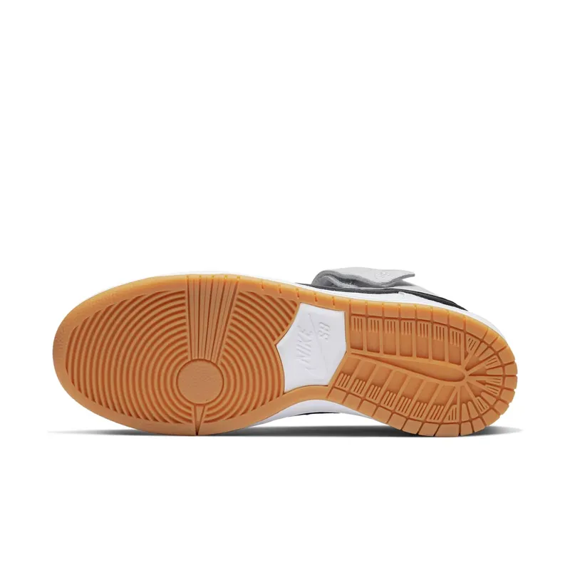 Nike SB Dunk Mid Orange Label White White/Black-White-Gum Light Brown (CD6754-100)