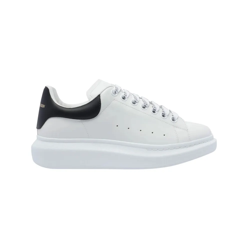 Alexander Mcqueen Oversized Leather Lace-up “White/Black” (553680 WIAIG 9061)