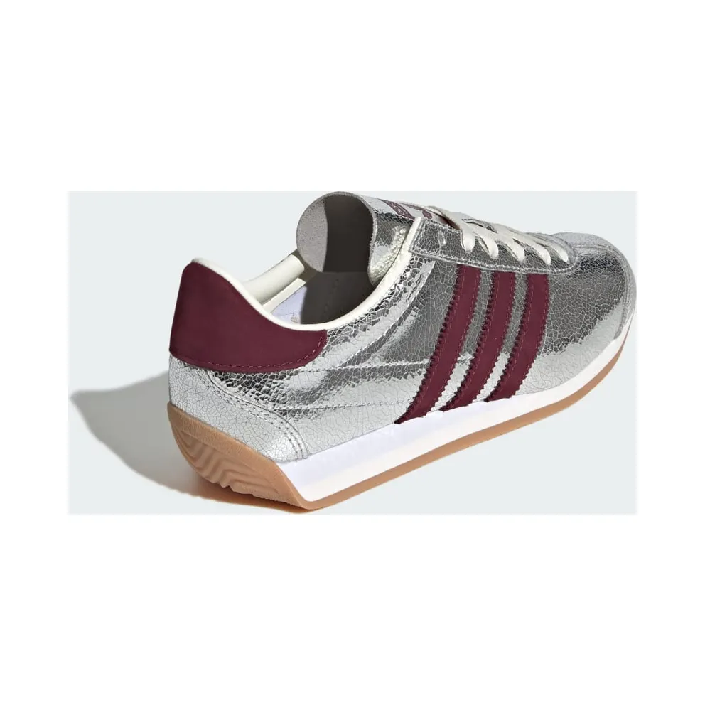 Adidas Country OG Silver Metallic / Maroon / Off White (JQ5111)