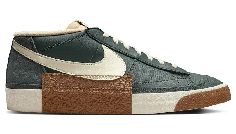 Nike Blazer Low Pro Club Vintage Green Light British Tan Gum Dark Brown Coconut Milk (FV0337-300)