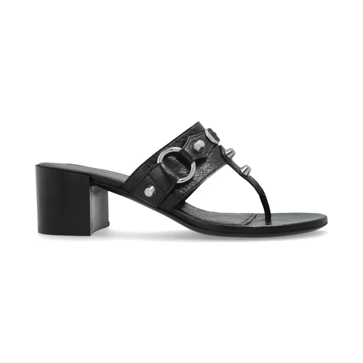Balenciaga City 50mm Sandals Black (828013 WAD4Y 1080)