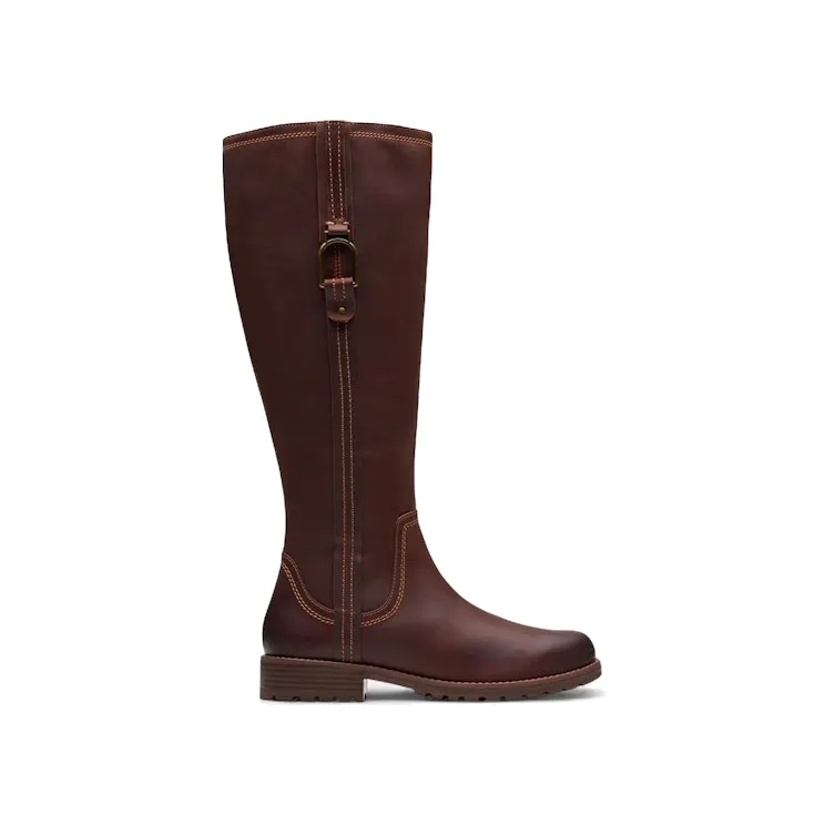 Clarks Aspra Hi British Tan Leather (26174956)