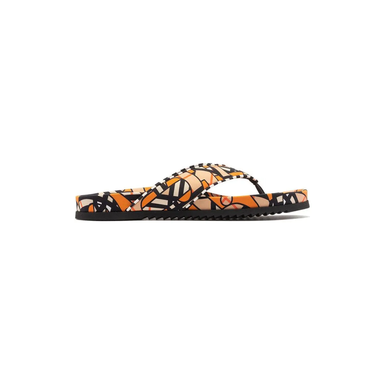 Burberry Monogram Print Sandal Orange White (8056657)