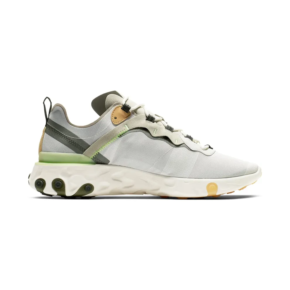 Nike React Element 55 Spruce Volt Spruce Aura/Spruce Fog-Barely Volt-Volt (BQ6166-009)