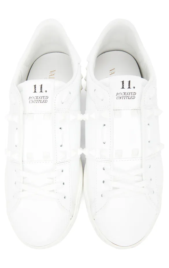 Valentino Garavani White Rockstud Untitled Sneakers (XY2S0931YEK) (5)