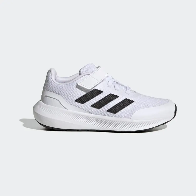 Adidas RunFalcon 3.0 met Elastische Veters en Klittenband Cloud White / Core Black / Cloud White (HP5868)