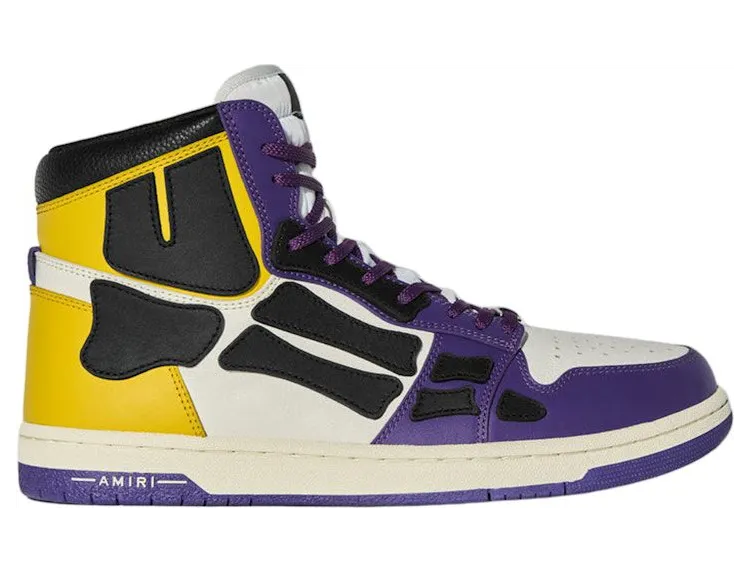 AMIRI Skel Top Hi Purple Gold Black White (PS22MFS002-511)