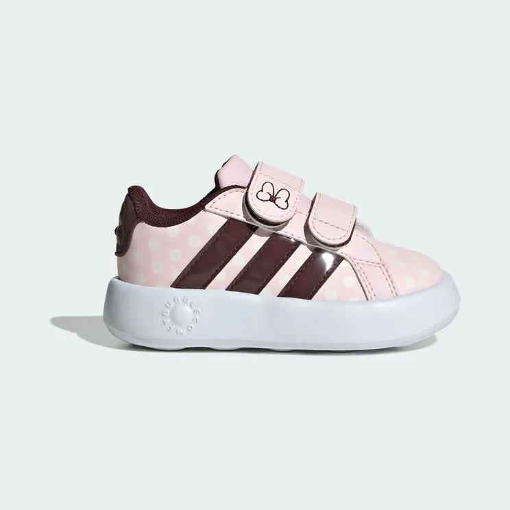 adidas Disney Minnie Mouse Grand Court Clear Pink / Aurora Ruby / Chalk White (JR8131)