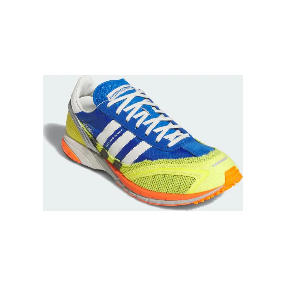 Adidas Bad Bunny Adizero 72 Blue / Core White / Shock Yellow (JQ8757)