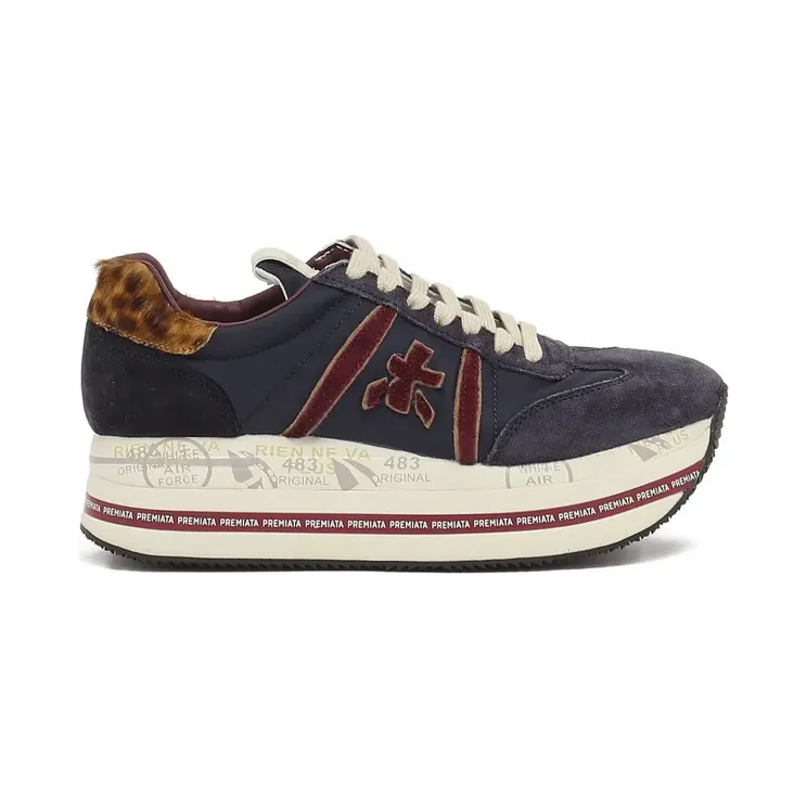 Premiata aus Wildleder “Blue” (BETH7743)