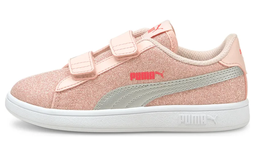 Puma Smash v2 Glitz Glam Kid Zilver (367378-23)