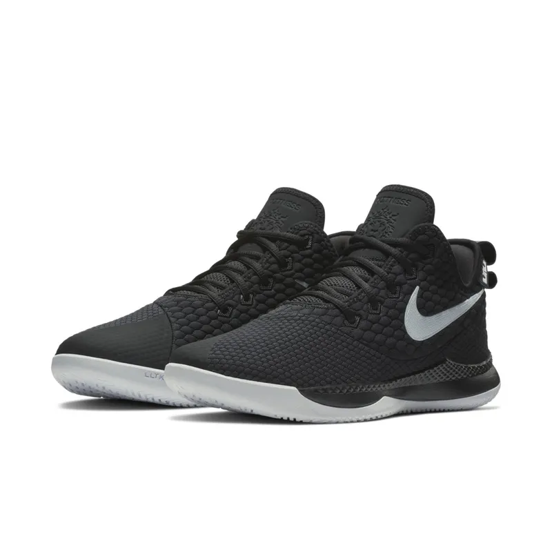 Nike LeBron Witness 3 Black White Black/Cool Grey-White (AO4433-001)
