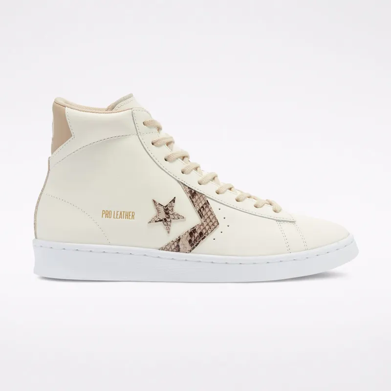 Converse Snake Print Pro Leather High Top Egret/nomad/egret (170497C)
