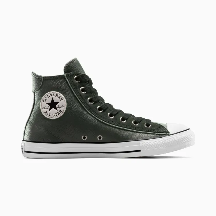 Converse Chuck Taylor All Star Leather & Suede (Wide Width) Dense Canopy/Egret/Black (A14810C)