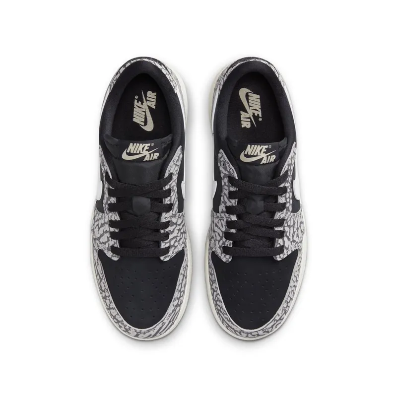 Air Jordan 1 Low GS “Elephant Print” (CZ0858-001)