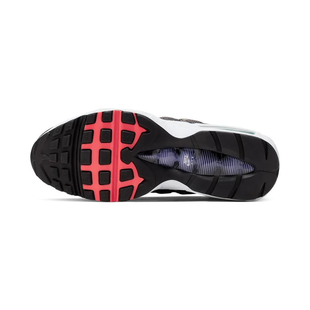 Nike Air Max 95 Windbreaker Black Black/Kinetic Green-Psychic Purple-Flash Crimson (AJ2018-023)