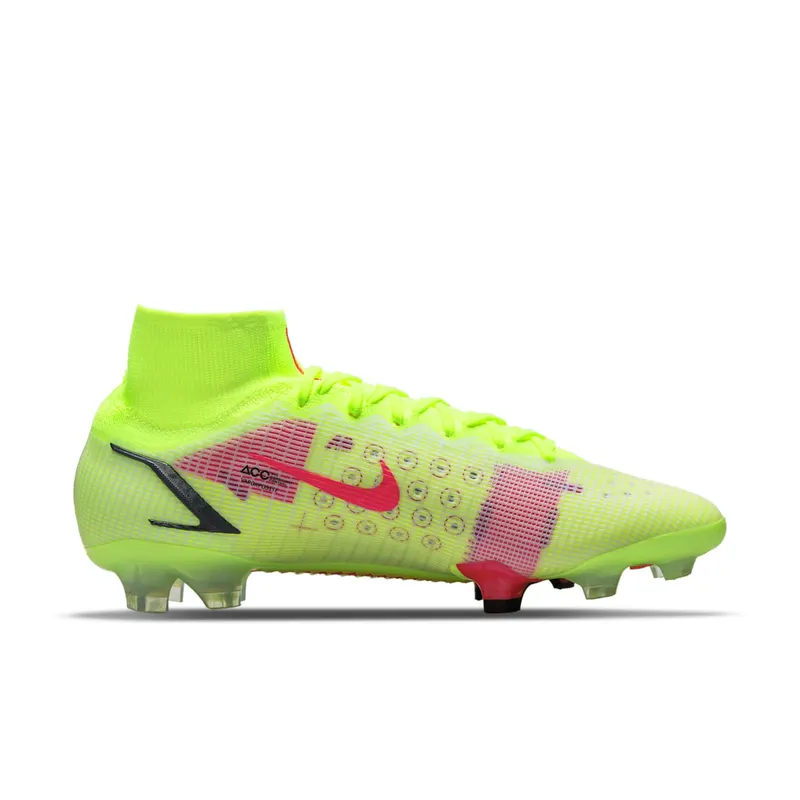 Nike Mercurial Superfly 8 Elite FG Volt Black Bright Crimson (CV0958-760)
