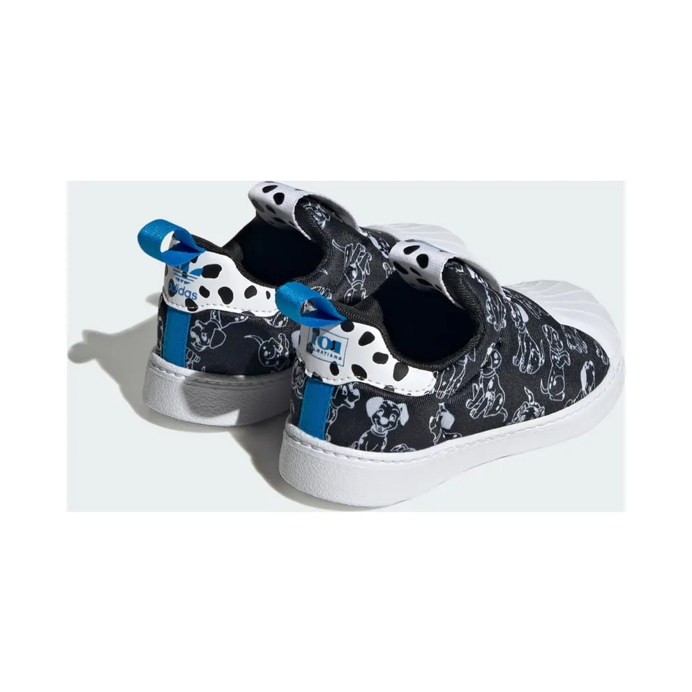 adidas Originals x Disney 101 Dalmatiërs Superstar 360 Kids Core Black / Cloud White / Bright Blue (ID9711)
